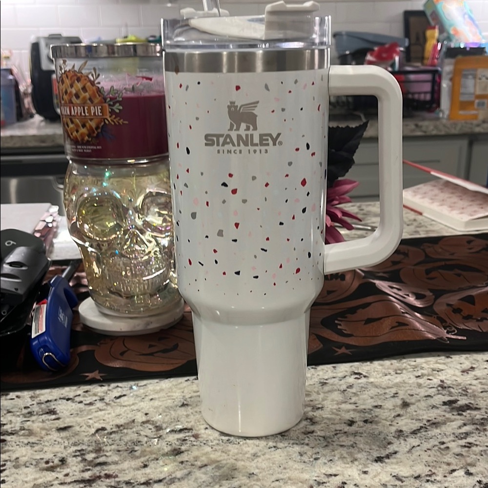 Stanley White Mug with Colorful Speckles